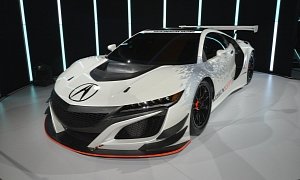Acura NSX GT3 Hits New York as Pure Racecar, No Hybrid Means RWD