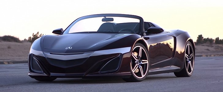 Acura NSX Roadster concept from Marvel's The Avengers