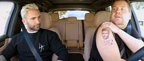 Adam Levine, James Corden Pulled Over by Cops during Carpool Karaoke in Porsche
