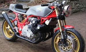 Adam's Custom Shop Honda CBX1000 Is a Red and  Black Rocket