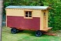 Adorable Rustic Wagon With a Miniature Deck Is a Great Way to Experience Tiny Living
