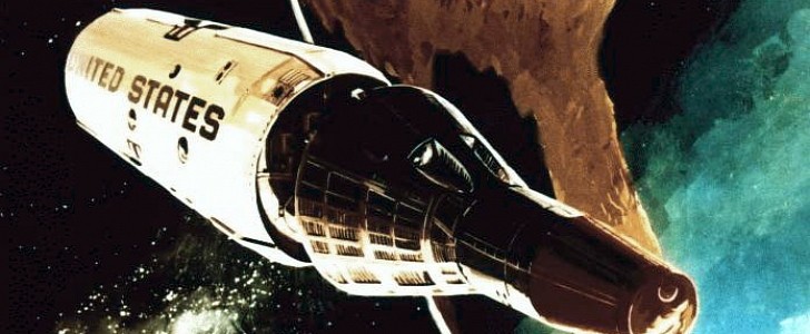 conceptual spacecraft