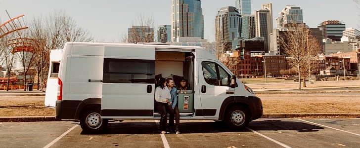 Couple turns 2016 RAM ProMaster into a cozy home on wheels