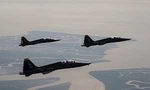 Adversary T-38 Talons Look Like Darts in the Sky, Bet You Missed the Scenery Below