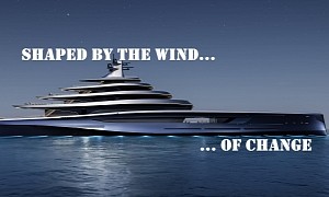 Aeolus Superyacht Is Pure Luxury Shaped by the Wind (of Change)