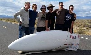 AeroVelo Man-Powered Bicycle Does 85.71 MPH
