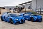 Afrojack's Bugatti Chiron and Veyron Get Matching Blue Camo Wraps