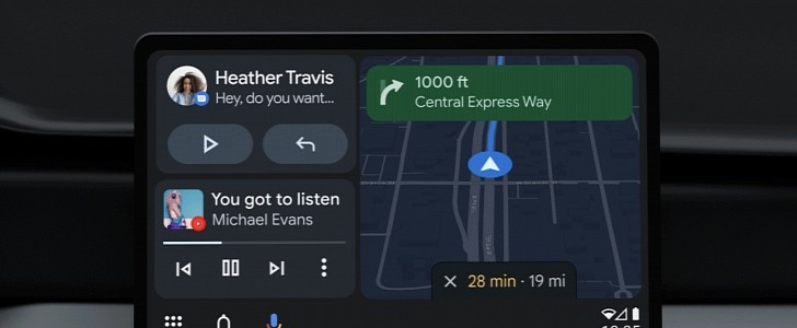 The new Android Auto UI