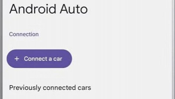 The Android Auto UI with Material You updates