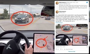 After FSD Almost Causes Head-On Collision, AV Specialist Asks NHTSA to Stop Tesla