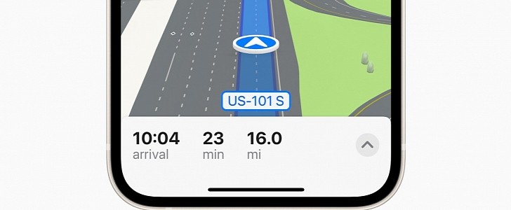 Apple Maps 3D navigation