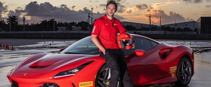 Nicholas Hoult and Ferrari SF90 Stradale