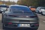 Agate Grey 2020 Porsche 911 Looks Stealth in German Traffic