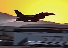 Aggressor Squadron F-16 Flies Into the Night, Ready to Give Pilots a Run for Their Money