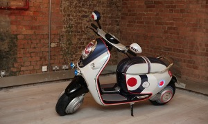 Agyness Deyn Unveils MINI Scooter E Concept in London