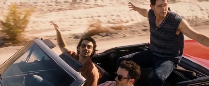 Jonas Brothers and Ford Mustang