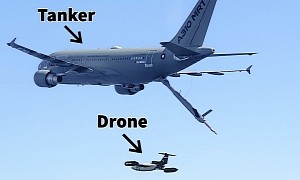 AI Flies Drones in Close Proximity to an Aerial Tanker and Nothing Bad Happens