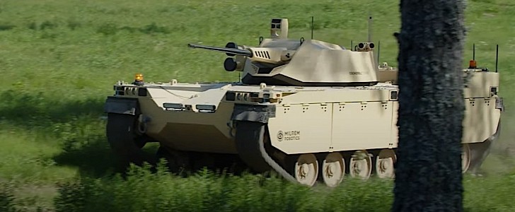 Milrem Type-X Robotic Combat Vehicle