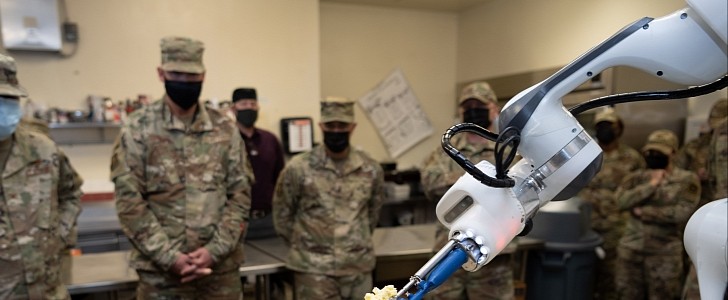The Travis Air Force Base in California welcomed Alfred, the first robot for food preparation