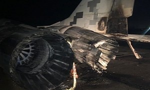 Air Force Officer Crashes VW Touran Into MiG 29 Fighter Jet, Totals It