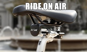 Air Seat Is the World's First Full-Floating Saddle Suspension System for Any Bike