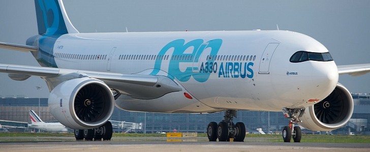 An Airbus A330-900neo taxiing
