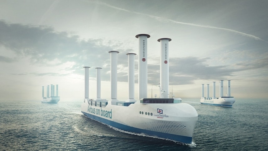 LDA ships chartered to Airbus will feature Norsepower Rotor Sails