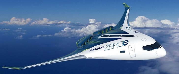 Airbus ZEROe concept aircraft
