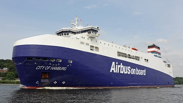 City of Hamburg and Ciudad de Cadiz are two of the ships that carry Airbus aircraft components