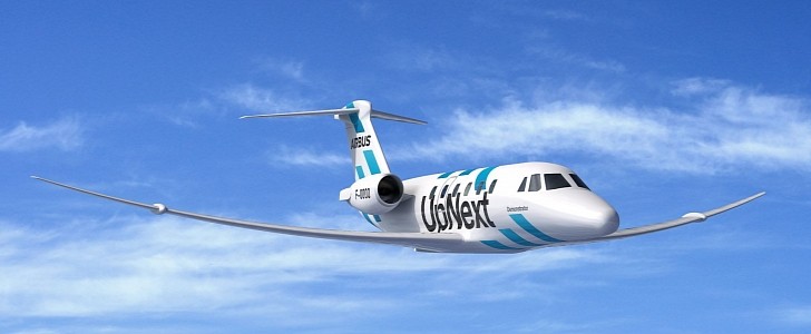 CESSNA Citation VII with artist rendering of extra-performing wings