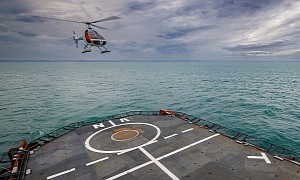 Airbus’ VSR700 Unmanned Helicopter Performs Autonomous Take-Offs and Landings at Sea