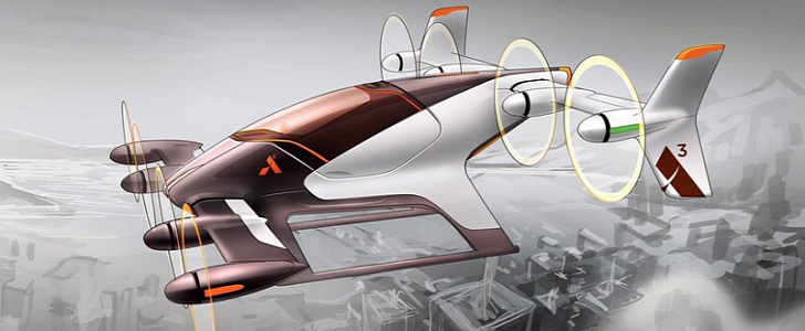 Vahana Aero concept design sketch