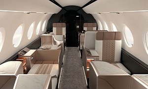 AirGo’s Supernova Cabin Turns Every Seat Into a Flatbed on Business Jets