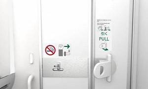 Airline Invents Hands-Free Lavatory Doors You Can Open with Your Elbows