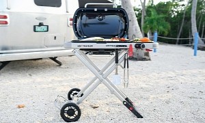 Airstream Owners Can Fire Up the Barbecue Season With This Fast-Firing Foldable Grill