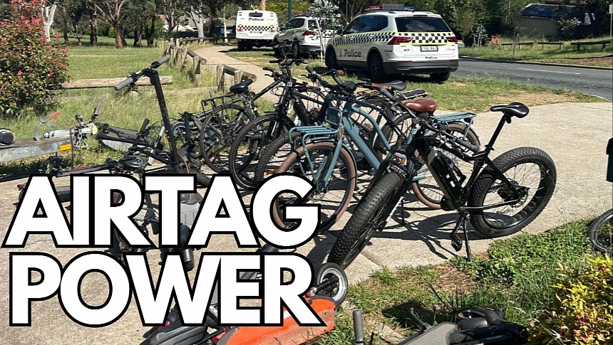 AirTag powers new massive stolen e-bike recovery