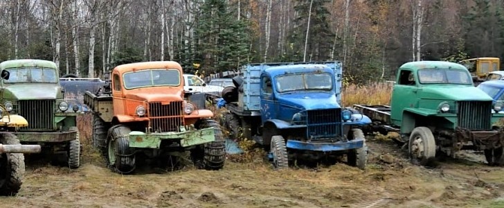 Alaskan truck junkyard