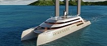 Albatross Sailing Catamaran Is a Striking, Very Luxurious Proposal for a Green Future