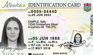 Alberta Driver’s Licenses, ID Cards Will Have a Dinosaur on Them