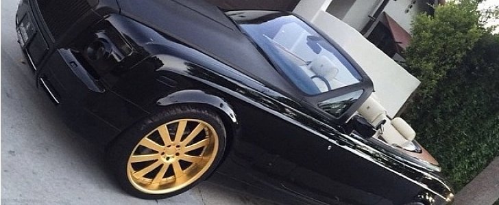 Alec Monopoly Puts Gold Rims on His Rolls-Royce Phantom Drophead Coupe 