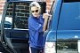 Alessandra Ambrosio Runs Errands in Her Range Rover, Has Son Noah Along