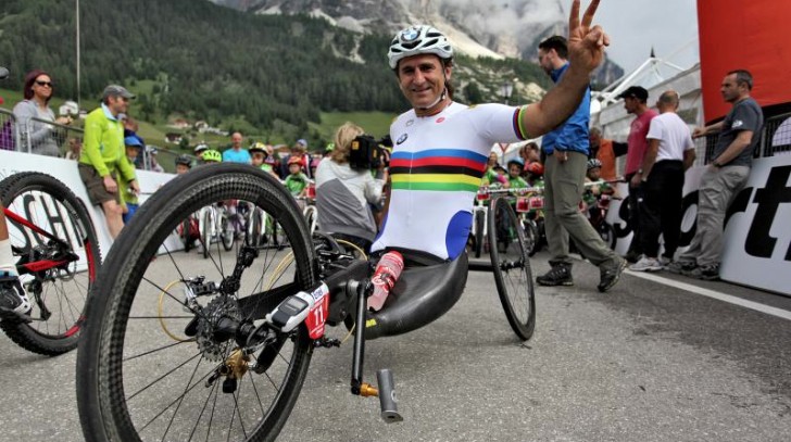 Alessandro Zanardi at Maratona dles Dolomites