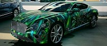 Alex Mijares Brings Nature to Art Basel With a Jungle-Wrapped Bentley Continental GT