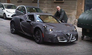 Alfa Rome 4C First Prototype Spotted