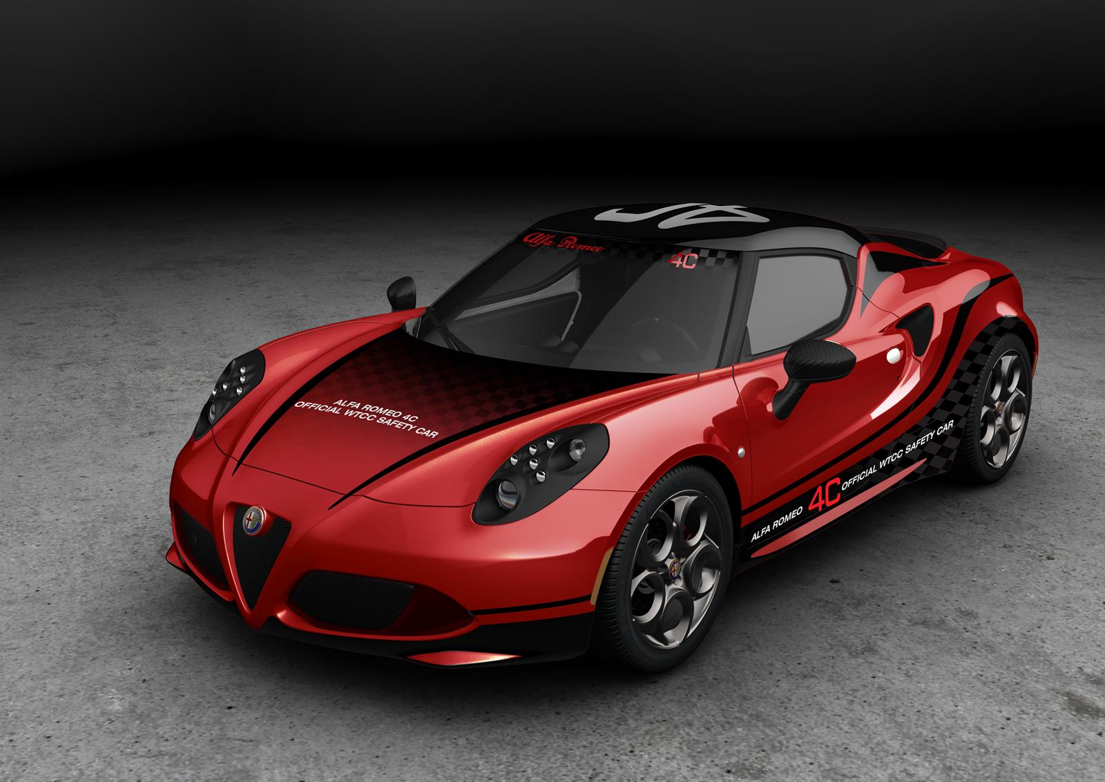 Alfa Romeo 4c Could Be The Sexiest Wtcc Safety Car Ever Autoevolution