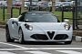 Alfa Romeo 4C Spider Spied in Production Form. Will Debut in 2015
