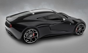 Alfa Romeo 6C Super Sports Car Imagined by Jaguar Land Rover Alias Modeler
