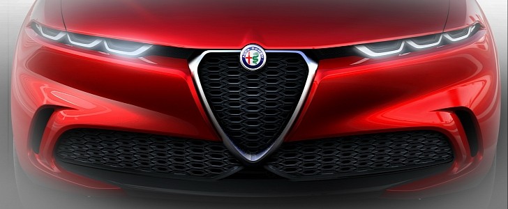 Alfa Romeo Tonale official sketch