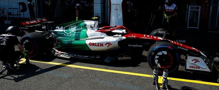 Alfa Romeo F1 Team's New Livery for their Racing Car