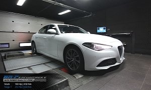 Alfa Romeo Giulia 2.2 Diesel Tuned to 232 HP by BR-Performance